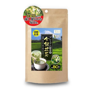 金銀花綠茶粉(一包可以冲80杯)